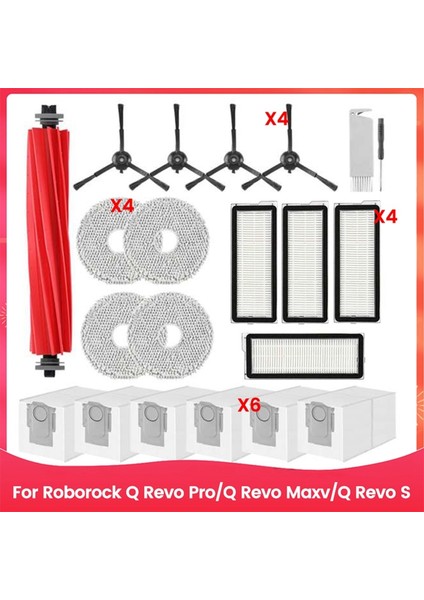 Q Pro / Q Maxv / Qs Elektrikli Süpürge Aksesuarları Ana Fırça Filtreleri Paspas Toz Torbaları (Yurt Dışından) fiyatları