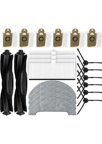 L11, L11 Pro, Q6 Pro, L6 Pro, T10+, Arnagar S8 Pro Parçaları Için Ana Yan Fırça Filtre Paspası (Yurt Dışından) fiyatları