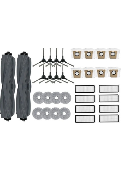 Bot L30 Ultra Yedek Parçaları Ana Yan Fırça Hepa Filtre Paspas Bezi Bez Toz Torbası Yedek Aksesuarları (Yurt Dışından) modelleri