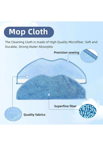 X-Plorer Serie 75S RR8577WH Robot Süpürge Ana Yan Fırça Hepa Filtre Paspas Bezi Aksesuarları (Yurt Dışından) fiyatları