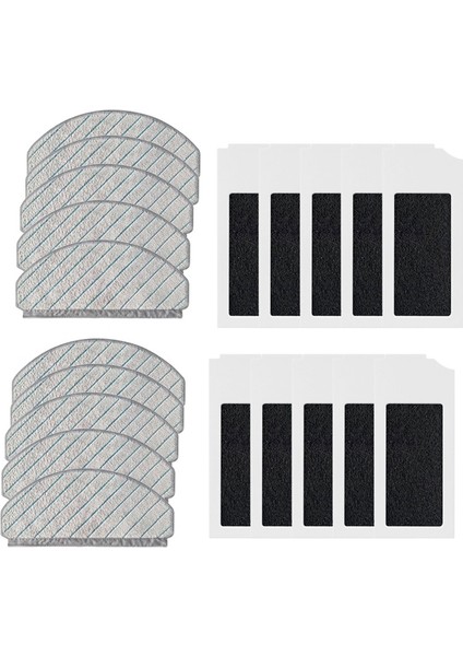 Debot N20 / N20 Plus / N20 Süpürme Robotu Aksesuarları Temizleyici Parçalarının Değiştirilmesi Için 20 Adet (Yurt Dışından) modelleri