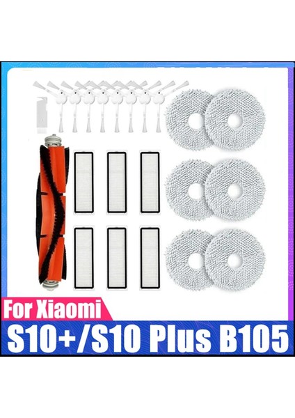 Robot Süpürge S10+ / S10 Plus Elektrikli Süpürge Parçaları Için Ana Yan Fırça Hepa Filtre Paspas Bezi Pedleri (Yurt Dışından) modelleri