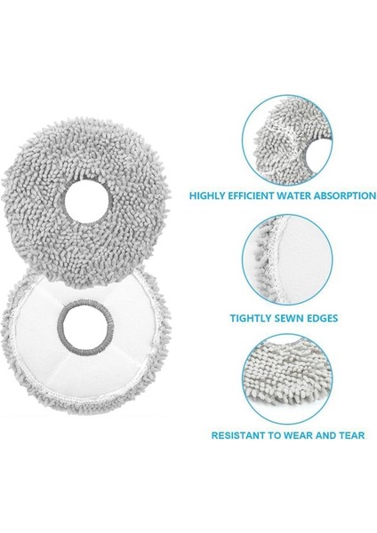 L10 Ultra / L10S Pro / L10S Ultra / L10 Prime / L20 ULTRA/X10 Elektrikli Süpürge Parçaları Için Paspas Bezi Pedleri (Yurt Dışından) modelleri