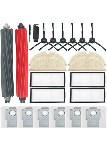 Q5 Pro/q5 Pro+/q8 Max/q8 Max+ Robot Süpürge Ana Yan Fırça Hepa Filtre Paspas Bezi Toz Torbaları (Yurt Dışından) fiyatları