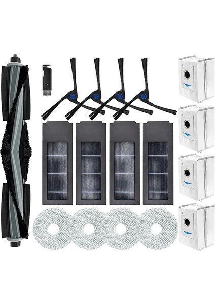X2 / X2 Omni / X2 Pro / DEX86 Elektrikli Süpürge Ana Yan Fırça Hepa Filtreler Toz Torbaları Paspas Bezleri (Yurt Dışından) fırsatları