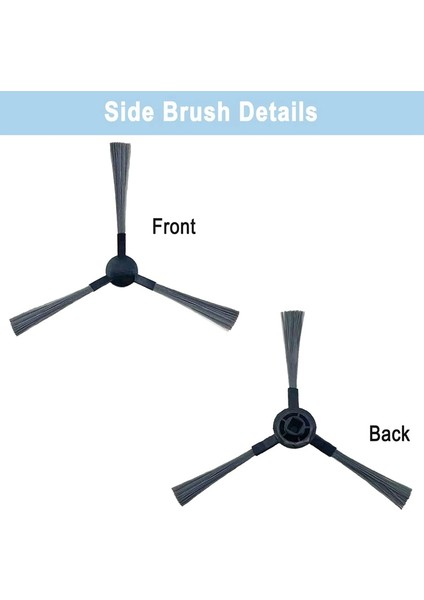 Gttvo BR150/BR151 Manvıns G20 Için 2'si 1 Arada Robot Süpürge Paspas Pedleri Hepa Filtreleri Yan Fırça Yedek Parçaları (Yurt Dışından) fırsatları
