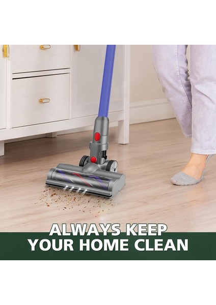 LED Farlı V7 V8 V10 V11 V15 Akülü Dikey Elektrikli Süpürgeler Için Silindir Zemin Fırça Başlığı Değişimi (Yurt Dışından) fırsatları