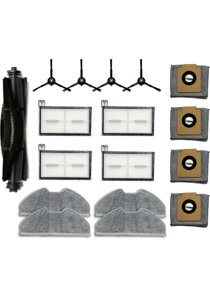 X8 Robot Süpürgeler Için Yedek Parça Seti - Fırçalar, Filtreler ve Paspas Pedleri Dahil 17 Parçalı Set (Yurt Dışından) fiyatları