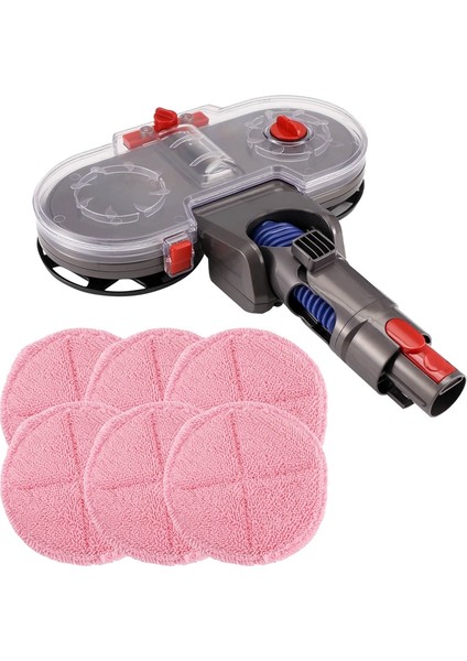 V15 V11 V10 V8 V7 Elektrikli Süpürge Için Çıkarılabilir Su Deposu ve 6 Yeniden Kullanılabilir Paspas Pedi ile Elektrikli Ataşman (Yurt Dışından) modelleri