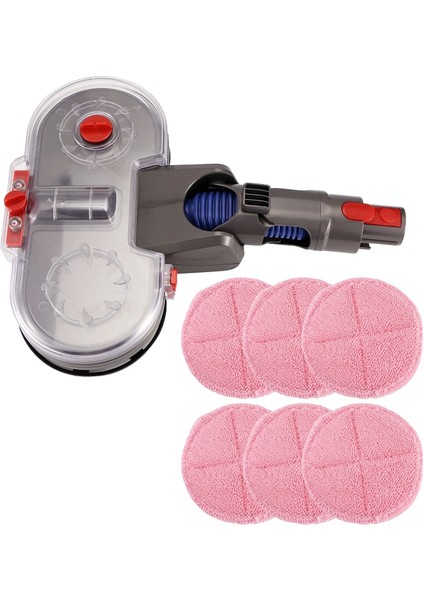 V15 V11 V10 V8 V7 Elektrikli Süpürge Için Çıkarılabilir Su Deposu ve 6 Yeniden Kullanılabilir Paspas Pedi ile Elektrikli Ataşman (Yurt Dışından) fırsatları