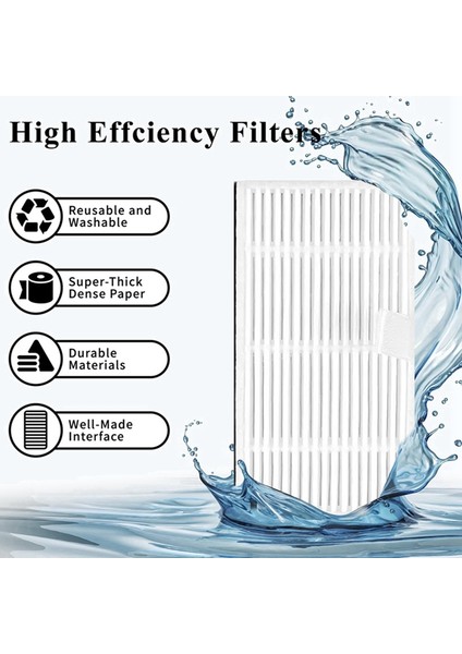 7490 Immortal / 8290 Immortal Robot Süpürge Yıkanabilir Paspas Bezi Hepa Filtre Yedek Aksesuarları (Yurt Dışından) indirimleri