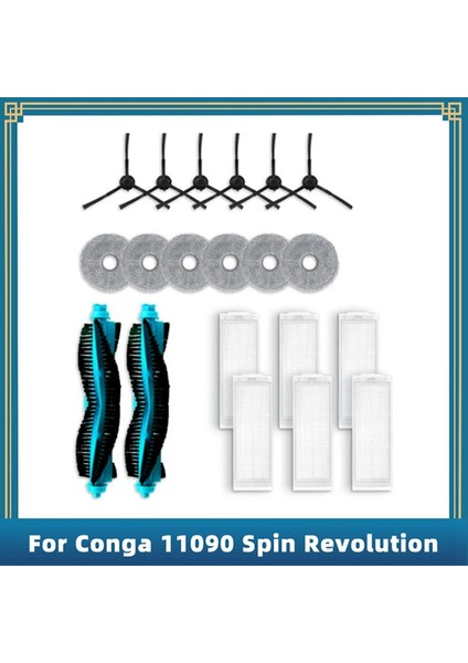 11090 Revolution Elektrikli Süpürge Ana Yan Fırça Hepa Filtre Paspas Pedi Için Yedek Parçalar (Yurt Dışından) fiyatları