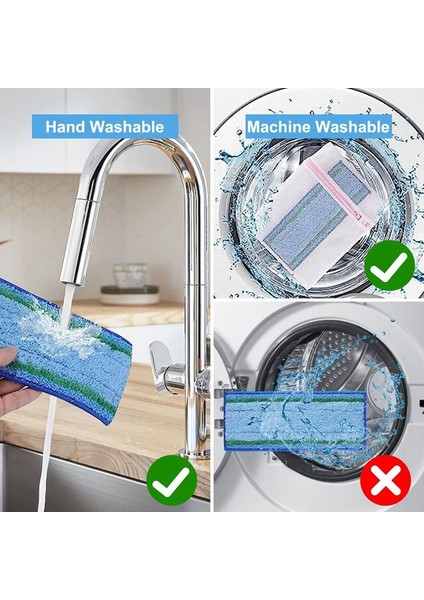 M6 Ultimate Robot Mop 6012, 6110, 6112, 6113 Için 9 Adet Islak Paspas Pedi Yıkanabilir ve Tekrar Kullanılabilir Paspas Bezi (Yurt Dışından) fırsatları