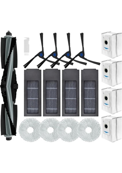 X2 / X2 Omni / X2 Pro / DEX86 Robot Süpürge Ana Yan Fırçalar Hepa Filtre Paspas Bezi Toz Torbaları (Yurt Dışından) fiyatları