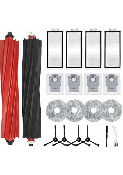 Qrevo Master / P10S Pro V20 Robot Süpürge Ana Yan Fırça Hepa Filtre Paspas Bezi Toz Torbası Parçaları (Yurt Dışından) fiyatları