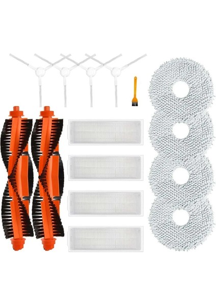 Kendi Kendini Temizleyen Robot 2 C101 Robot Süpürge Ana Yan Fırça Hepa Filtre Paspas Bezleri Bez Parçaları (Yurt Dışından) fiyatları