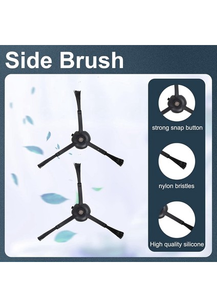 S8 Maxv Ultra Vakum Robotu Yedek Parçaları Ana Yan Fırça Hepa Filtre Paspas Bezi Toz Torbaları Aksesuarları (Yurt Dışından) fırsatları