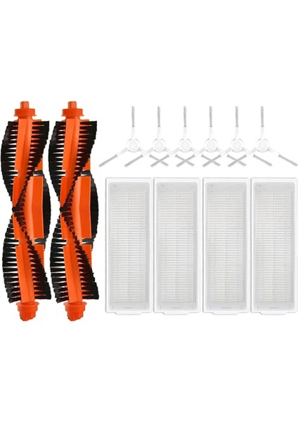 Robot Süpürge S10 S12 T12 B106GL/ Mop 2s XMSTJQR2S / 3c B106CN Parça Aksesuarları Ana Yan Fırça Filtresi (Yurt Dışından) indirimleri