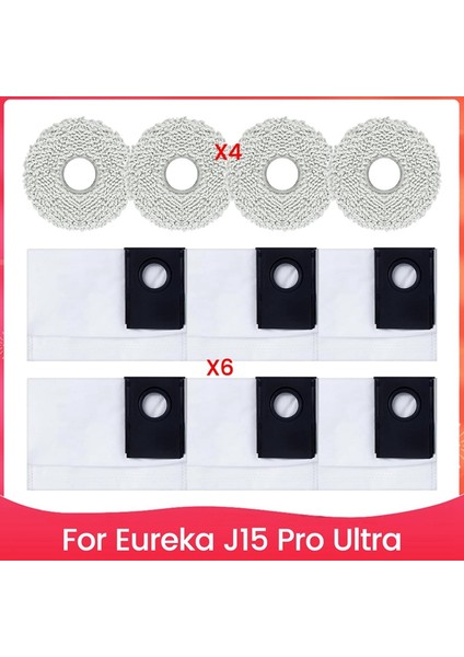 J15 Pro Ultra Robot Süpürge Aksesuarları Toz Torbaları Paspas Pedleri Yedek Parçaları (Yurt Dışından) fiyatları