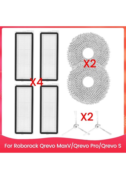 Qrevo Maxv/qrevo Pro/qrevo S Robot Süpürge Yedek Parçaları, Paspas Pedleri, Hepa Filtreleri Için Aksesuar Kiti (Yurt Dışından) fiyatları