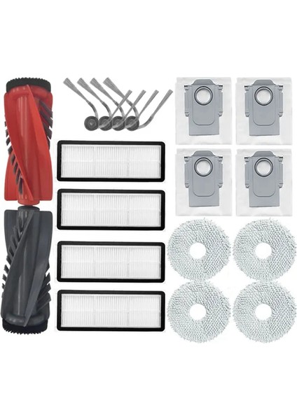 Qrevo Curv Yedek Parça Aksesuarları Hepa Filtre Paspas Bezi Toz Torbası Ana Yan Fırçalar (Yurt Dışından) indirimleri