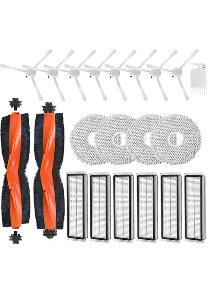 L10S Ultra / L10 Ultra / X10+ Elektrikli Süpürge Robotu Ana Yan Fırçalar Paspas Pedleri Hepa Filtreleri Yedek Parçaları (Yurt Dışından) fiyatları