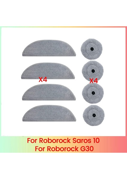 Saros 10 / G30 Robot Süpürge Için Yedek Paspas Bezi Pedleri Yeniden Kullanılabilir Yıkanabilir Paspas Pedi Aksesuarları (Yurt Dışından) fiyatları