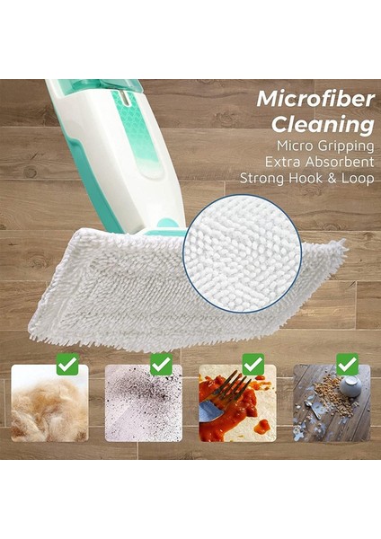 Buharlı Paspas S3101 S3102 S3250 S3251 Yıkanabilir Yeniden Kullanılabilir Paspas Pedleri Için 10 Adet Mikrofiber Buharlı Paspas Yedek Pedleri (Yurt Dışından) indirimleri