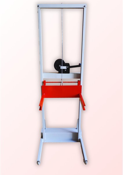 Manuel Forklift 100 kg Kapasiteli El Forklift, 150 cm Kaldırma Yüksekliği, Vinçli Istif Makinesi