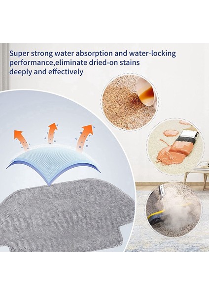 Robot Süpürge S10 Robot Süpürge S12 B106GL Yedek Parçalar Için 16 Adet Ana Yan Fırça Hepa Filtre Paspas Bezi (Yurt Dışından) fırsatları