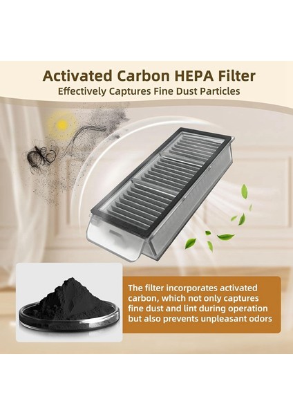 X50 Ultra COMPLETE/L50 ULTRA/X50 MASTER/L40S Pro ULTRA/V50 Ultra Complete Elektrikli Süpürge Parçaları Fırça Paspas Filtresi (Yurt Dışından) modelleri