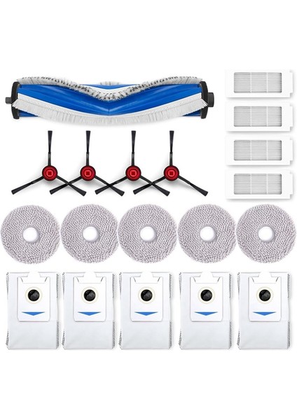 T30S Robot Süpürge Ana Yan Fırça Hepa Filtreleri Paspas Bezi Toz Torbaları Yedek Parçaları (Yurt Dışından) fiyatları