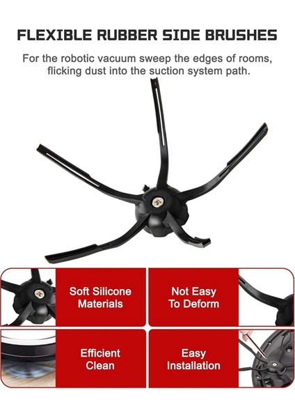 S7 S7 Plus S7 Maxv S7 Maxv Ultra S7 Pro Ultra Robot Süpürge Ana Yan Fırça Hepa Filtreler Paspas Bezi (Yurt Dışından) fırsatları