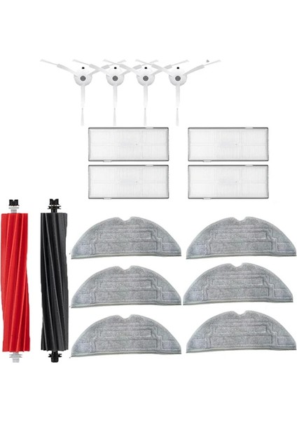 S8 S8 Pro Ultra S8+ Robot Süpürge Parçaları Ana Yan Fırçalar Paspas Bezleri Hepa Filtreler Toz Torbaları Aksesuarlar (Yurt Dışından) fiyatları