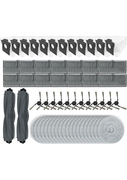 L40 Ultra Robot Süpürge Ana Yan Fırça Hepa Filtre Paspas Bezi Toz Torbası Yedek Parçaları (Yurt Dışından) fiyatları