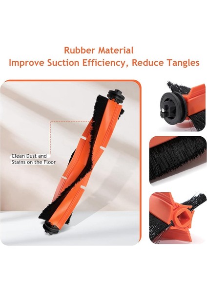 X20 Max / X20 Pro Robot Süpürge Yedek Parçası Ana Yan Fırça Paspas Bezi Toz Torbaları Hepa Filtreleri (Yurt Dışından) fırsatları