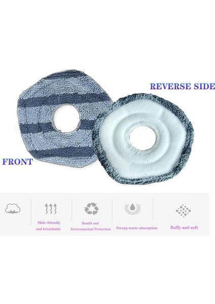 X10 Pro Omni Robot Süpürge Için 6 Adet Paspas Pedi - Gelişmiş Su Emilimi ve Yeniden Kullanılabilir Temizlik Aksesuarları (Yurt Dışından) modelleri