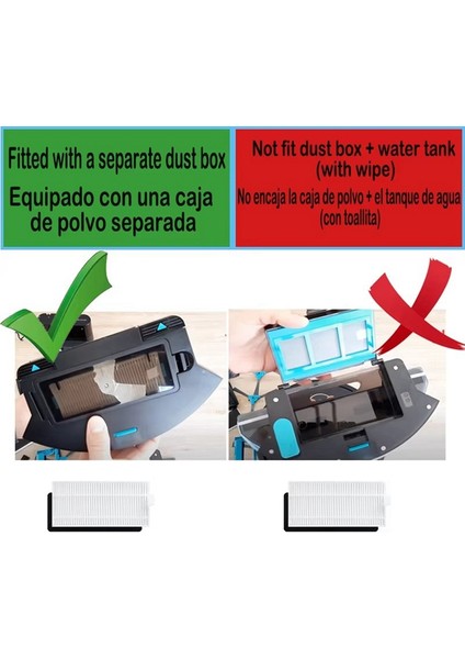 1090 1790 Titanium Ultra Elektrikli Süpürge Ana Yan Fırça Filtre Paspas Fırça Parça Aksesuar Kiti (Yurt Dışından) fırsatları