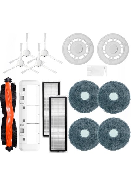 Omnı Robot Süpürge-Mop 3s B108CN Süpürge Için Ana Yan Fırça Hepa Filtre Paspas Bezleri Stent Parçaları (Yurt Dışından) fiyatları