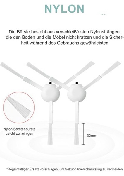 D9, D9 Max, L10 Pro Robot Süpürge Silindiri Yan Fırça Hepa Filtre Ultra Aksesuarları Için 5 Adet (Yurt Dışından) indirimleri