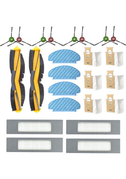 N8 N8 Pro N10 Plus T8 Plus Paspas Bezi Toz Torbası Temizleme Bezleri Ana Fırça Torbası Yedek Aksesuarları (Yurt Dışından)