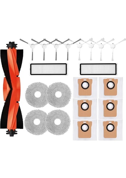 Robot Süpürge X20+/X20 Plus Parça Aksesuarları Ana Yan Fırça Hepa Filtre Paspas Bezi Toz Torbası Değişimi (Yurt Dışından) fiyatları