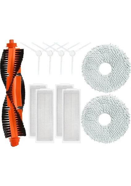 Robot Süpürge X20 Için Kendi Kendini Temizleyen Robot 2 / C101 Ana Yan Fırça Hepa Filtre Paspas Bezi Parçaları (Yurt Dışından) fırsatları