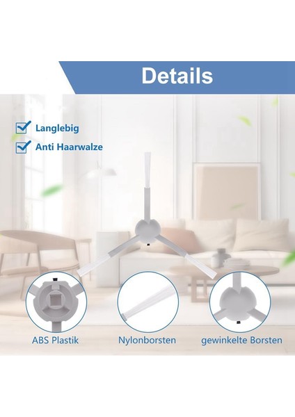 L10S Ultra / L10 Ultra / X20+ Ana Yan Fırça Hepa Filtreleri Paspas Bezi Toz Torbaları Robot Süpürge Için (Yurt Dışından) modelleri