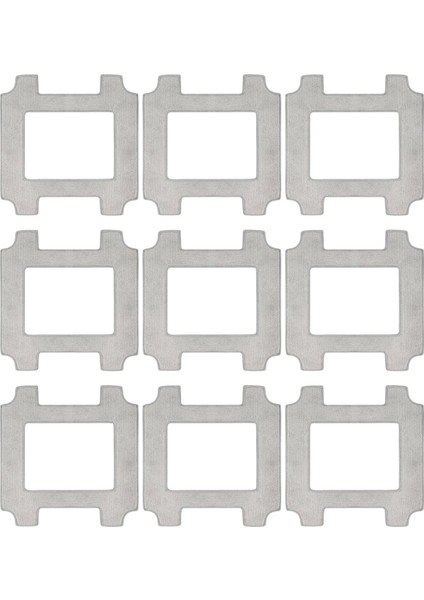 Winbot / Pro Robot Süpürge Için 9 Adet Pencere Bezi, Yedek Paspas Pedi Bezi Aksesuarları (Yurt Dışından)