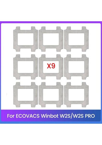 Winbot / Pro Robot Süpürge Için 9 Adet Pencere Bezi, Yedek Paspas Pedi Bezi Aksesuarları (Yurt Dışından) fiyatları