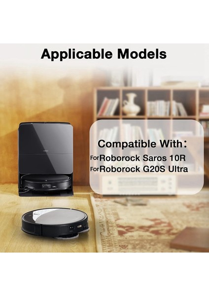 Saros 10R G20S Ultra Robot Süpürgeler Için Ana Yan Fırça Hepa Filtre Paspas Bezi Toz Torbaları (Yurt Dışından) fırsatları