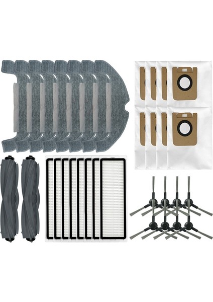D10S Plus Robot Süpürge Ana Yan Fırça Hepa Filtre Paspas Pedi Toz Torbası Yedek Parçaları (Yurt Dışından) fiyatları