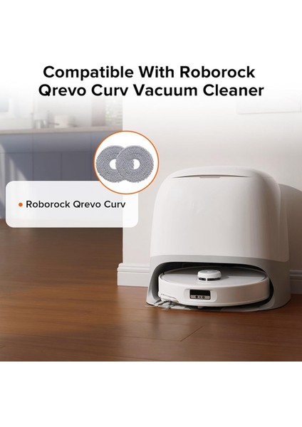 Q / Qrevo Pro / Qrevo S / Qrevo Curv / Qrevo Maxv Robot Süpürge Için 10 Adet Paspas Bezi Gelişmiş Temizlik Verimliliği (Yurt Dışından) indirimleri