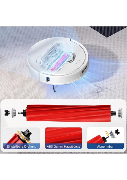Q Maxv Robot Süpürge Ana Yan Fırça Hepa Filtre Paspas Toz Torbası Yedek Parça Aksesuarları (Yurt Dışından) modelleri